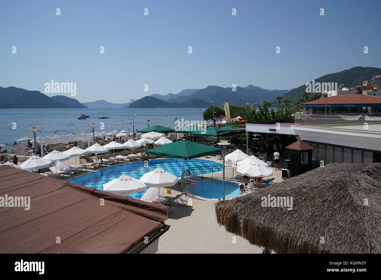 Pasa Garden Beach Hotel Stock Photo - Alamy