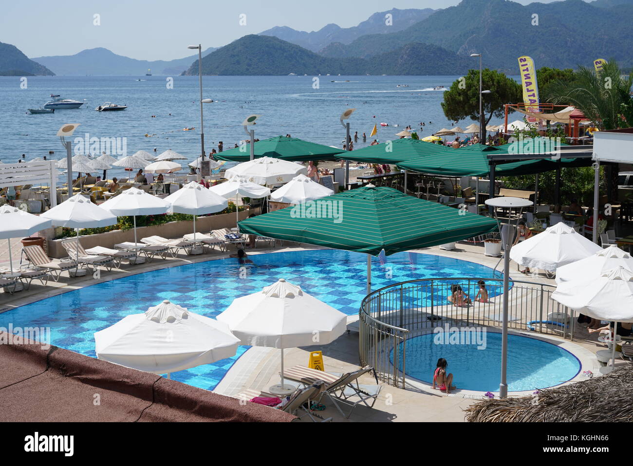 Pasa Garden Beach Hotel Stock Photo - Alamy