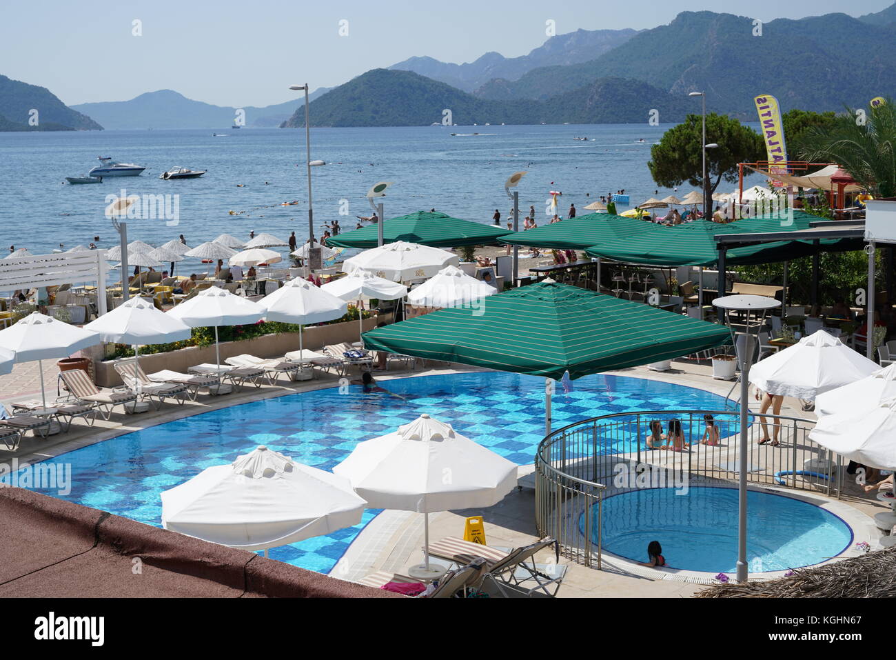 Pasa Garden Beach Hotel Stock Photo - Alamy