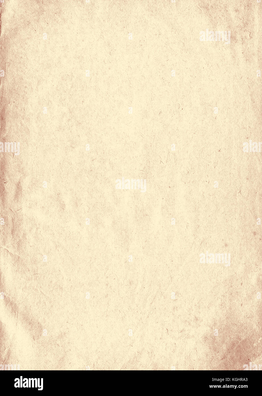 The blank vertical beige grunge old classic texture paper sheet background Stock Photo