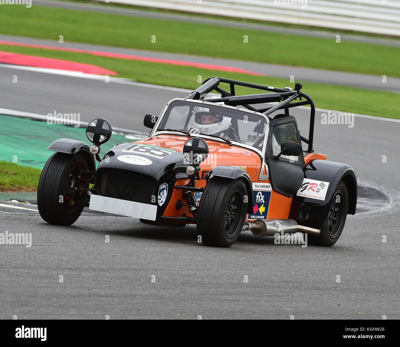 Paul Gardner, Caterham 7 Classic, Caterham Graduates Championship, Classic, Mega, Sigma, BARC National Championship Silverstone 7th October 2017, clas Stock Photo