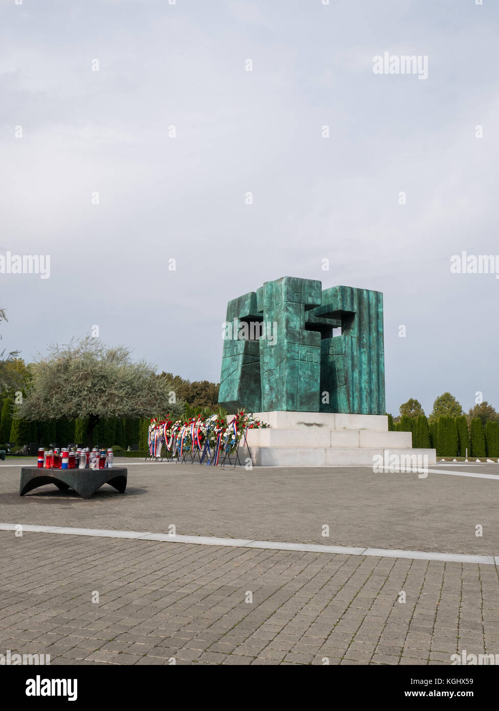 Homeland war monument in Vukovar, Croatia Stock Photo