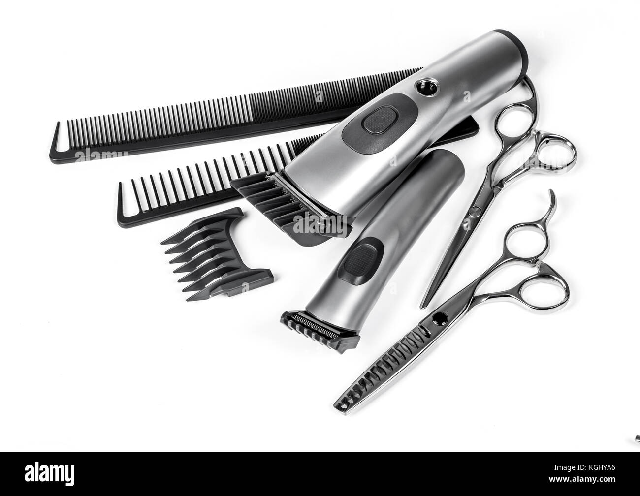 hair clippers and scissors