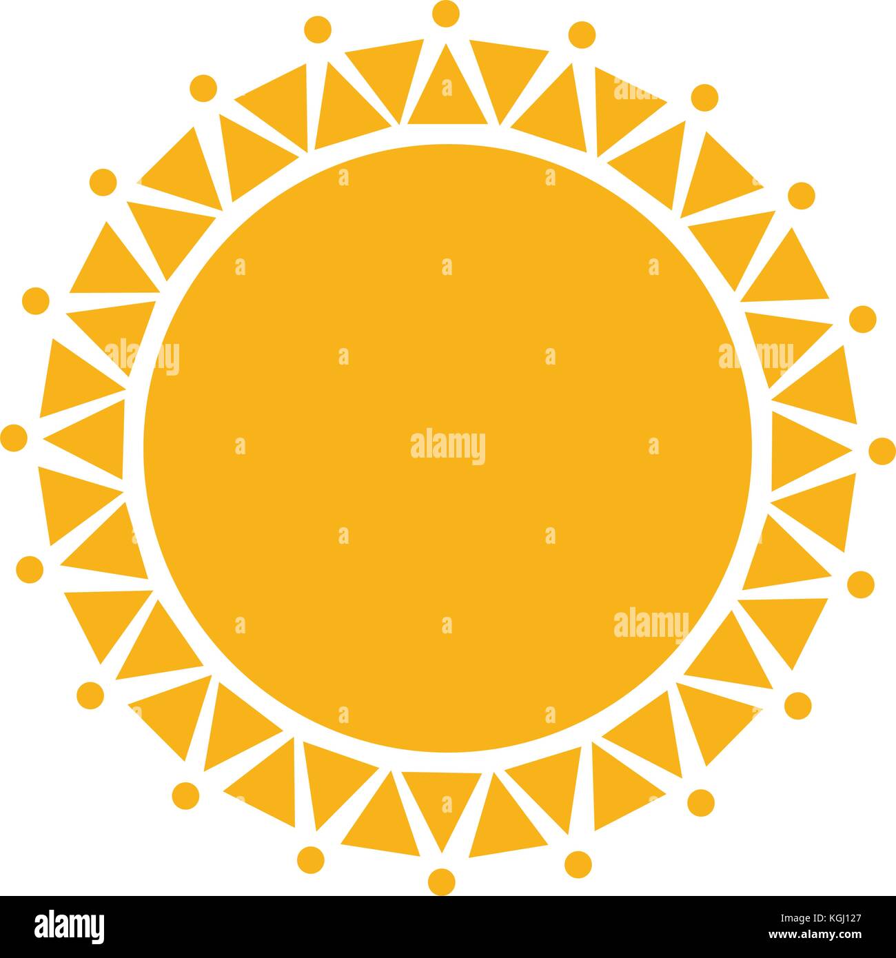 Isolated sun icon Stock Vector Image & Art - Alamy