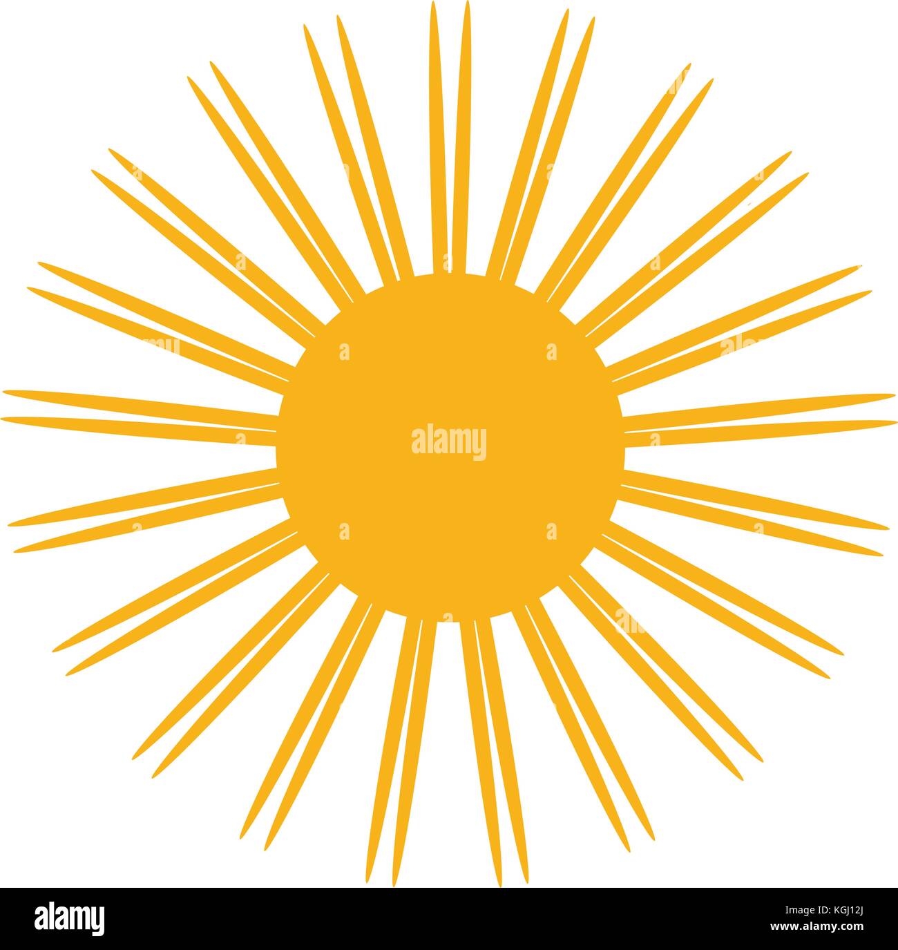 Isolated sun icon Stock Vector Image & Art - Alamy