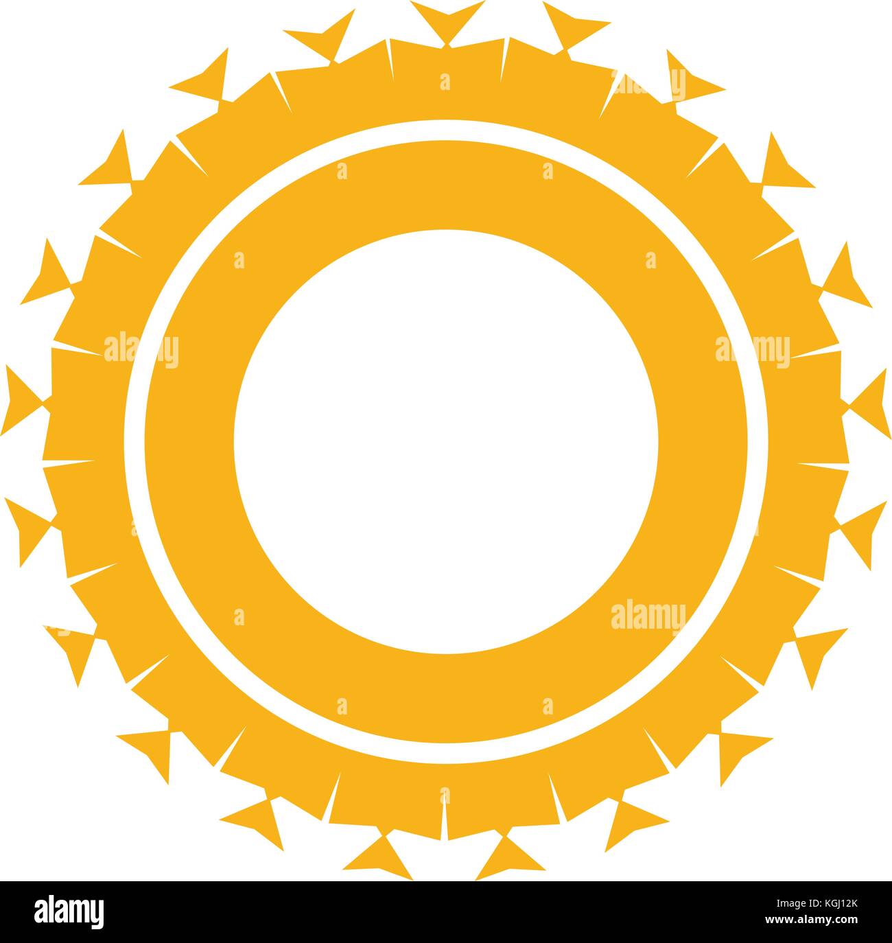 Isolated sun icon Stock Vector Image & Art - Alamy
