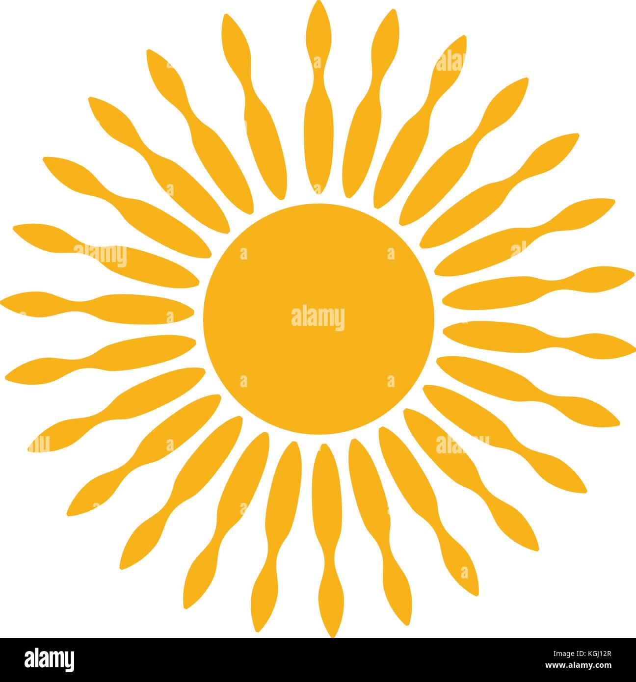 Isolated sun icon Stock Vector Image & Art - Alamy