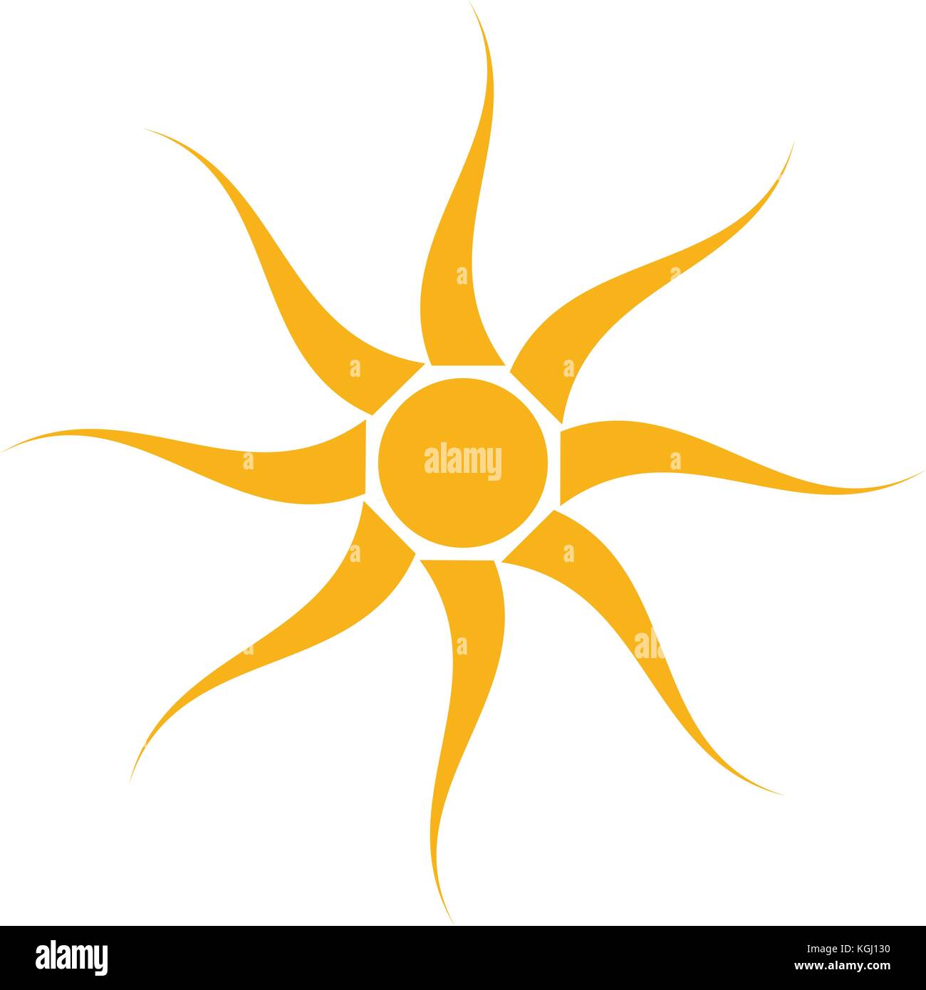 Isolated sun icon Stock Vector Image & Art - Alamy