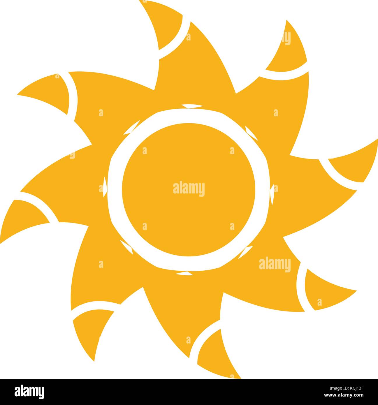 Isolated sun icon Stock Vector Image & Art - Alamy
