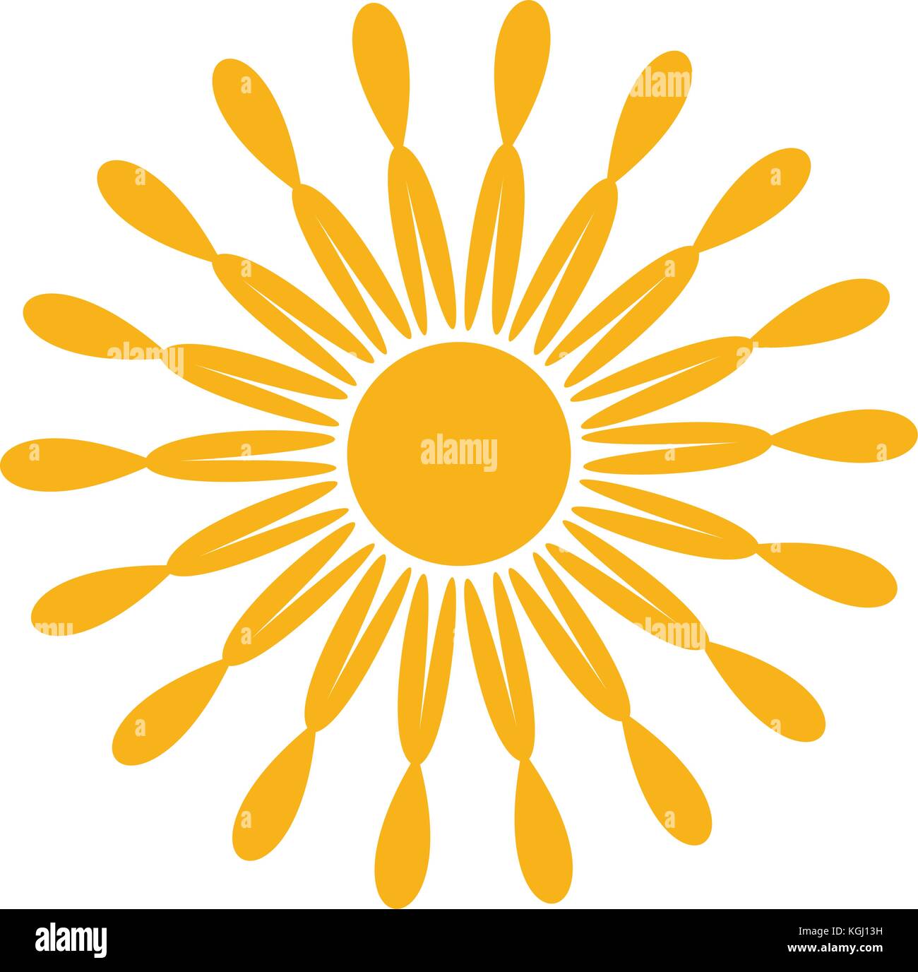 Isolated sun icon Stock Vector Image & Art - Alamy