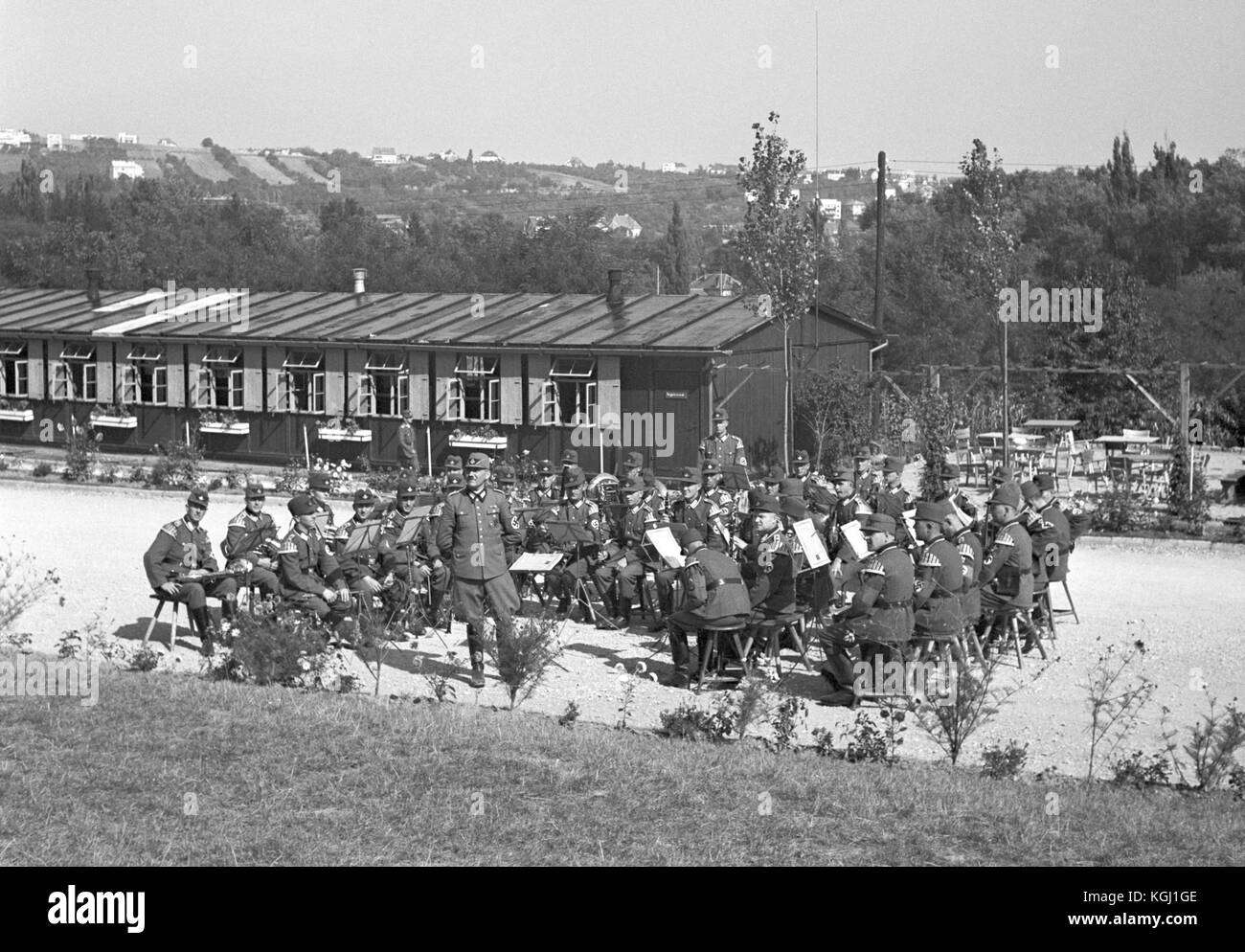 The Reich Labour Service RLA (Reichsarbeitsdienst, RAD), Brno Stock Photo