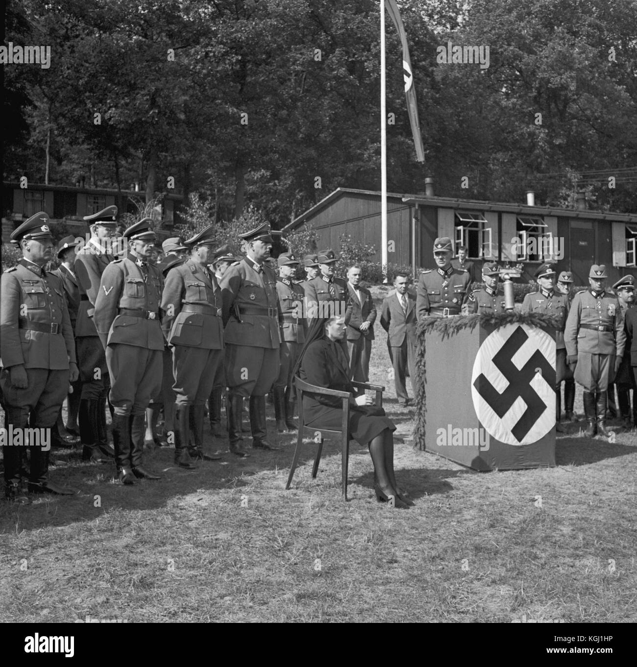 Lina Mathilde Heydrich, The Reich Labour Service RLA (Reichsarbeitsdienst, RAD) Stock Photo