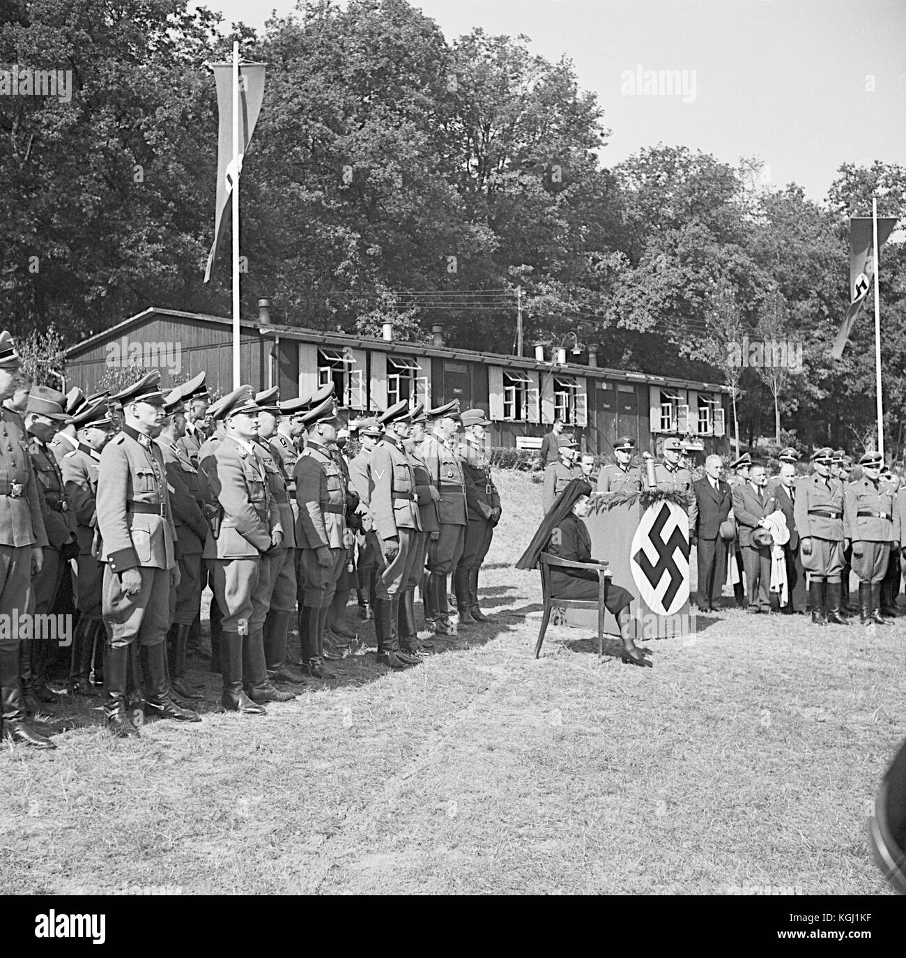 Lina Mathilde Heydrich, The Reich Labour Service RLA (Reichsarbeitsdienst, RAD) Stock Photo