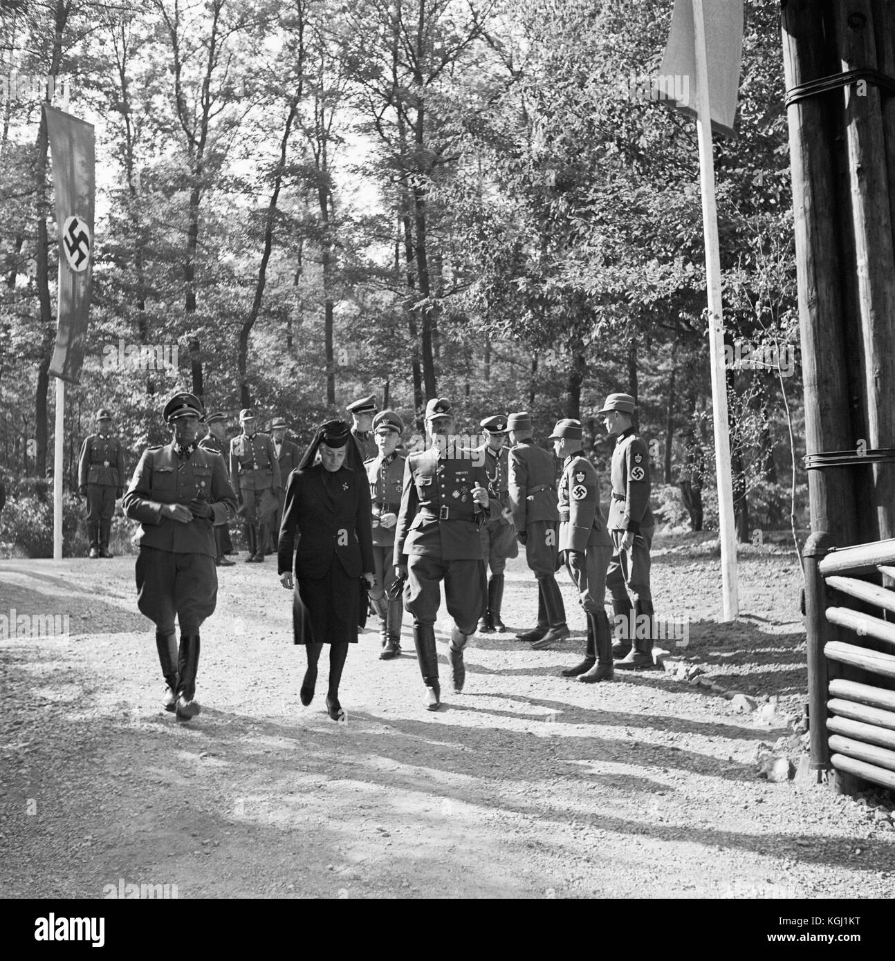 Karl Hermann FRANK, Lina Mathilde Heydrich, The Reich Labour Service RLA (Reichsarbeitsdienst, RAD) Stock Photo