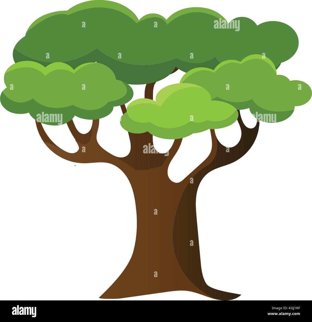 Isolated tree illustration Stock Vector Image & Art - Alamy