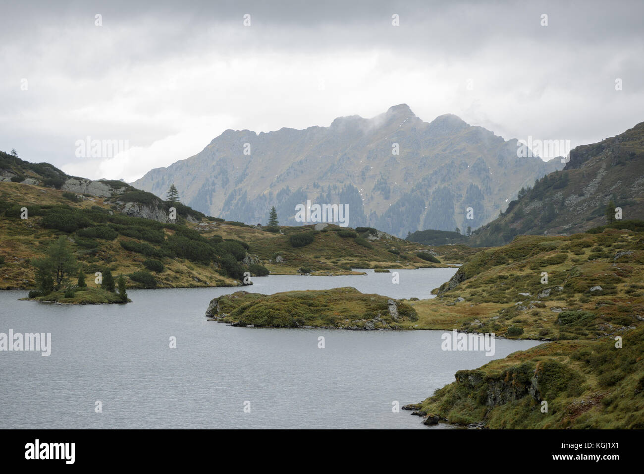 Landscape of the Austrian Mountains Stock Photo - Alamy