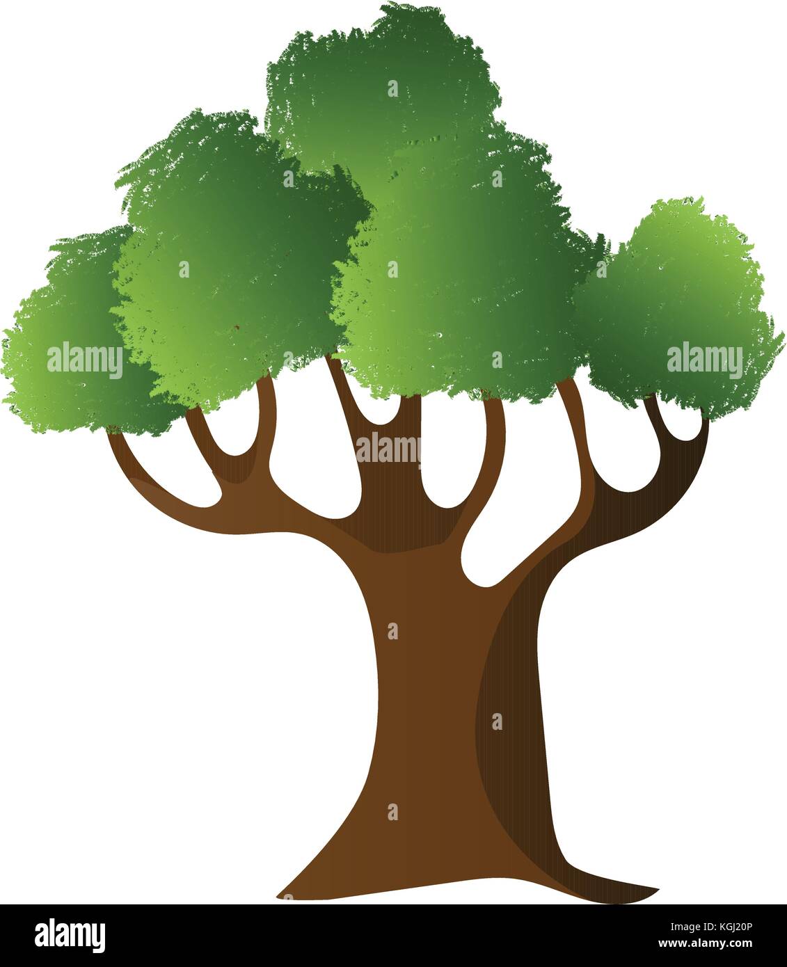 Isolated tree illustration Stock Vector Image & Art - Alamy