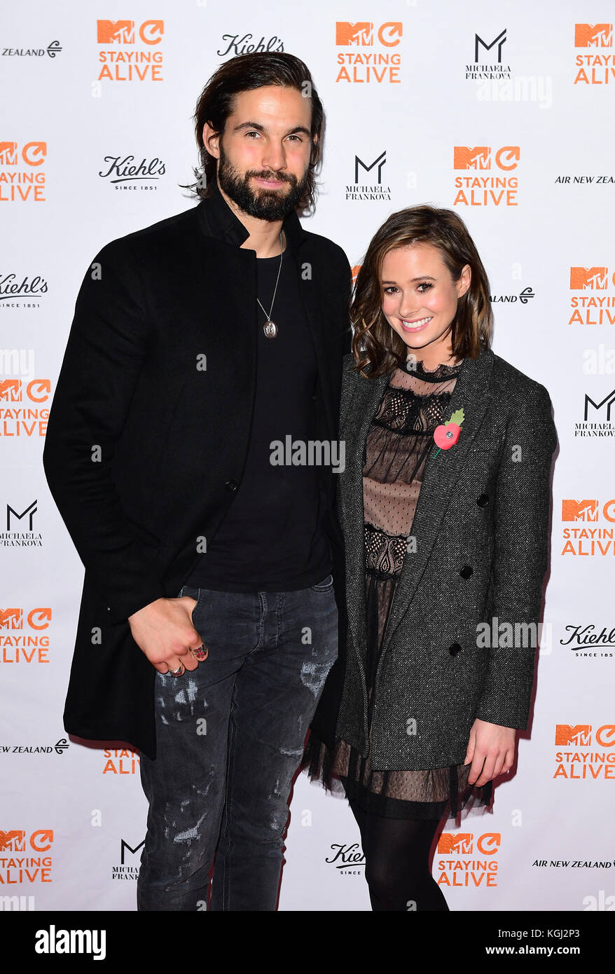 Jamie Jewitt and Camilla Thurlow attending the MTV Staying Alive Gala