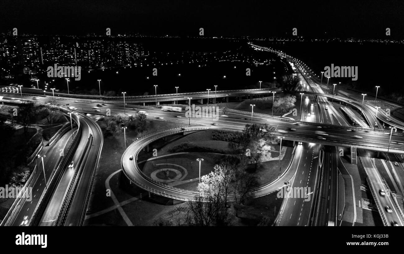 Expressway top view, Top view over the highway,expressway and motorway