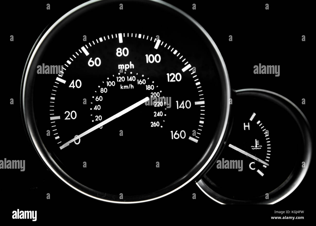 Car dashboard, rpm, speedometer Stock Photo Alamy