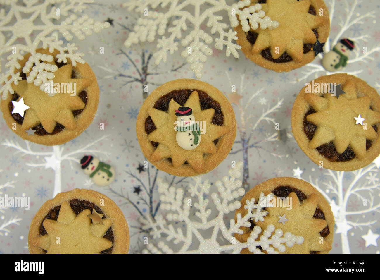 Christmas Food Photography Picture With Traditional Pastry Fruit Mince Pies With Seasonal