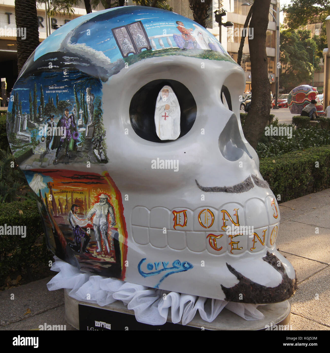 Skull. Don Juan Tenorio Stock Photo