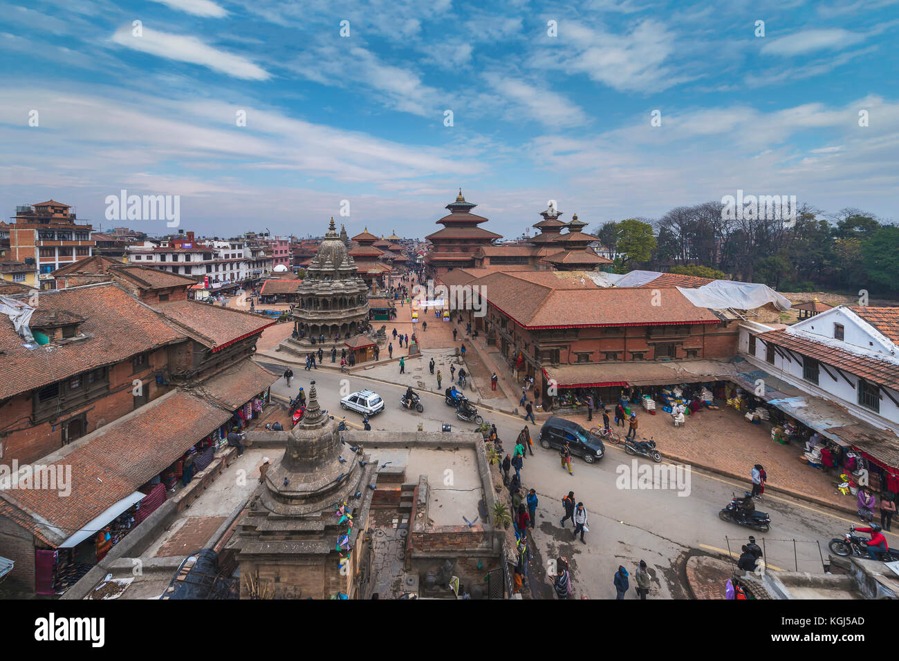 Kathmandu's Durbar Square, Nepal Stock Photo