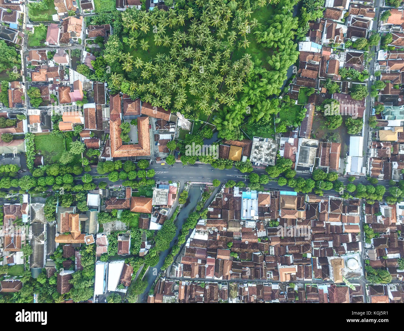 The City of Banyuwangi in East Java - Indonesia Stock Photo