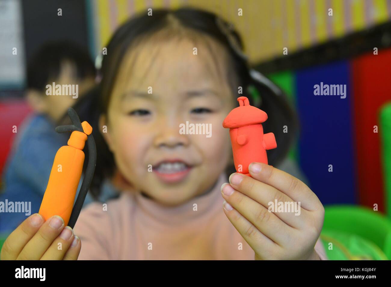 China fire safety students hi-res stock photography and images - Alamy