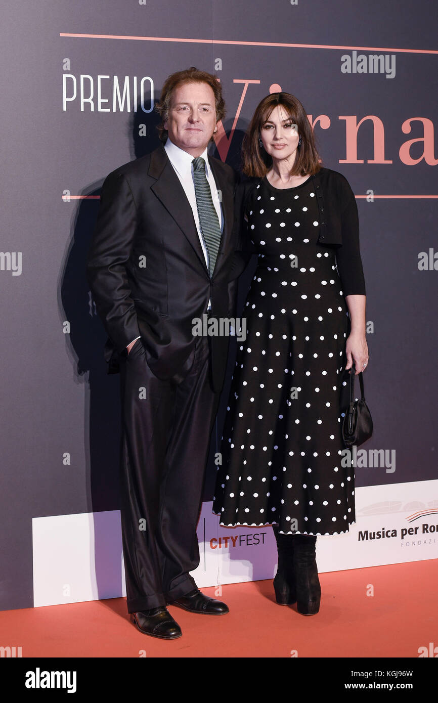 Rome, Italy. 07th Nov, 2017. Italy, Actress Monica Bellucci receives