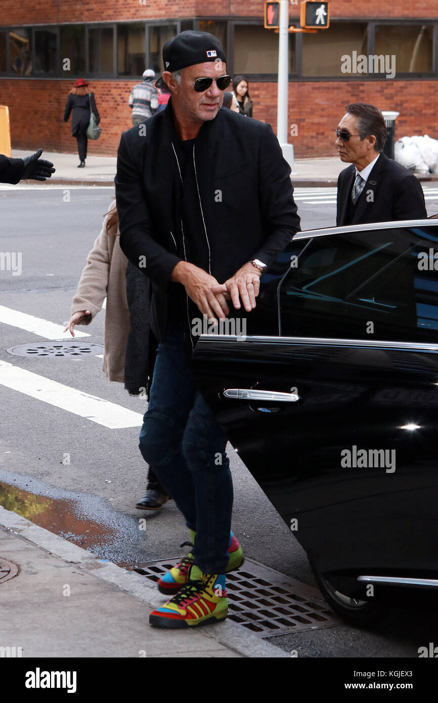 New York, NY, USA. 8th Nov, 2017. Chad Smith wearing Jeremy Scott Wings by  Adidas at AOL's Build Series promoting the Landmark Live Concert on PBS  docu-series featuring the Red Hot Chili