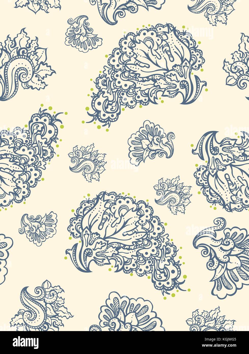 seamless abstract floral pattern Stock Vector Image & Art - Alamy