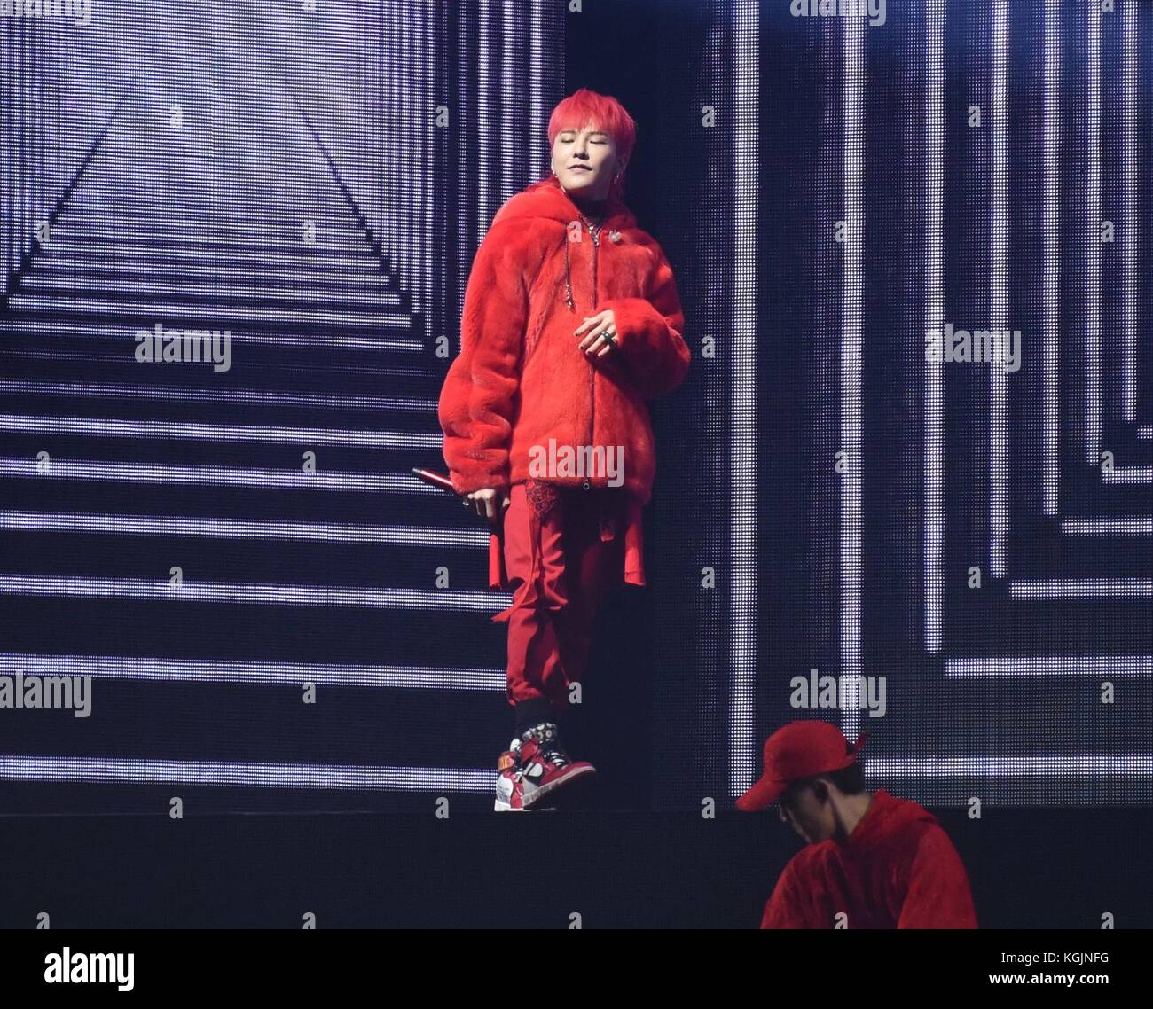 South Korean rapper G-Dragon performs at The Act III