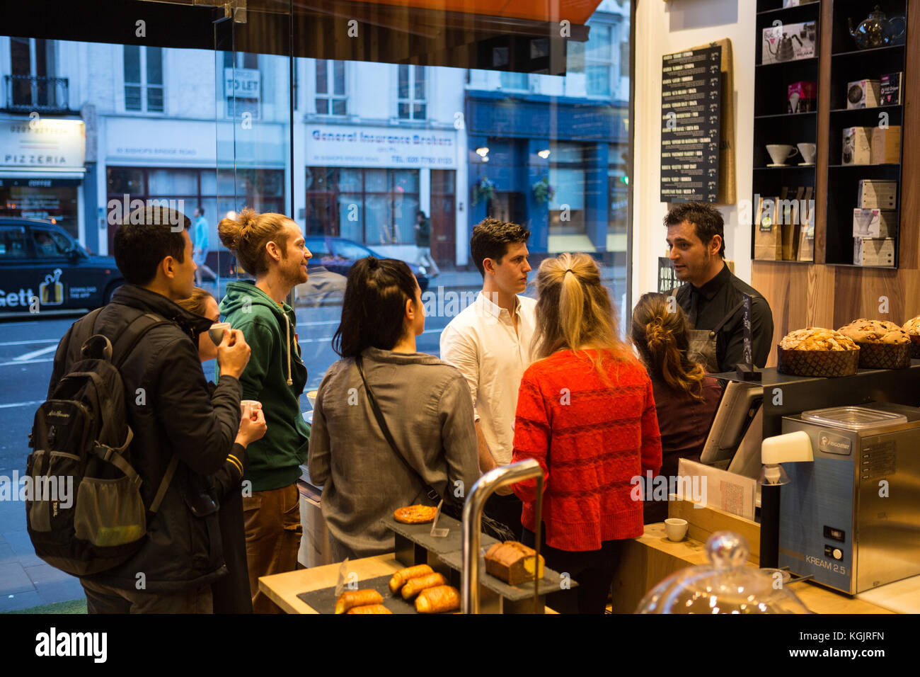 Italian Coffee London Stock Photo Alamy