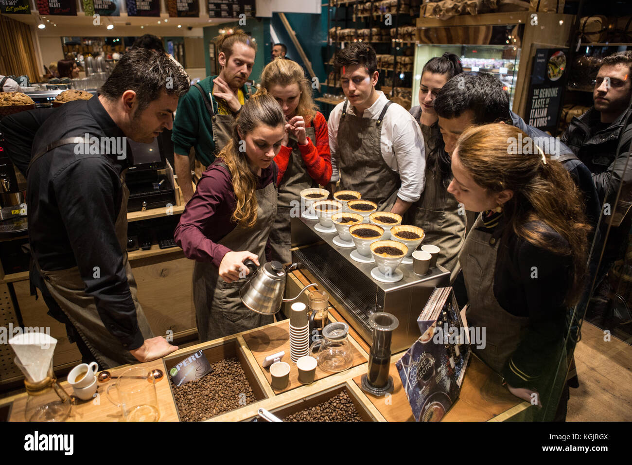 Italian Coffee London Stock Photo Alamy