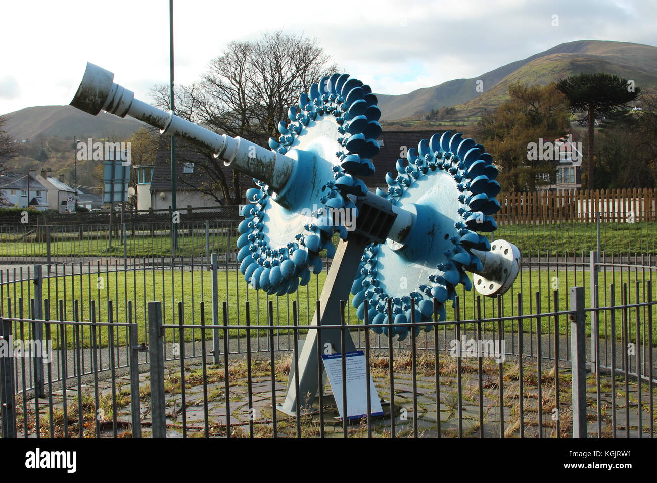 The Pelton wheel turbine was commissioned in Cwn Dyli Hydroelectric