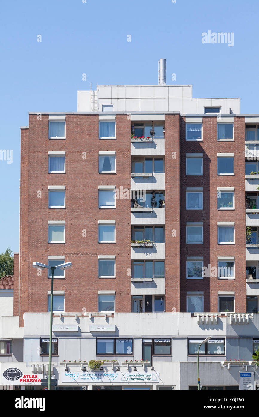Brick Residential building Stock Photo - Alamy