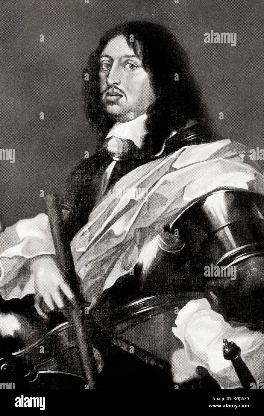 Charles X Gustav, aka Carl Gustav, 1622 – 1660.  King of Sweden.  From Hutchinson's History of the Nations, published 1915. Stock Photo