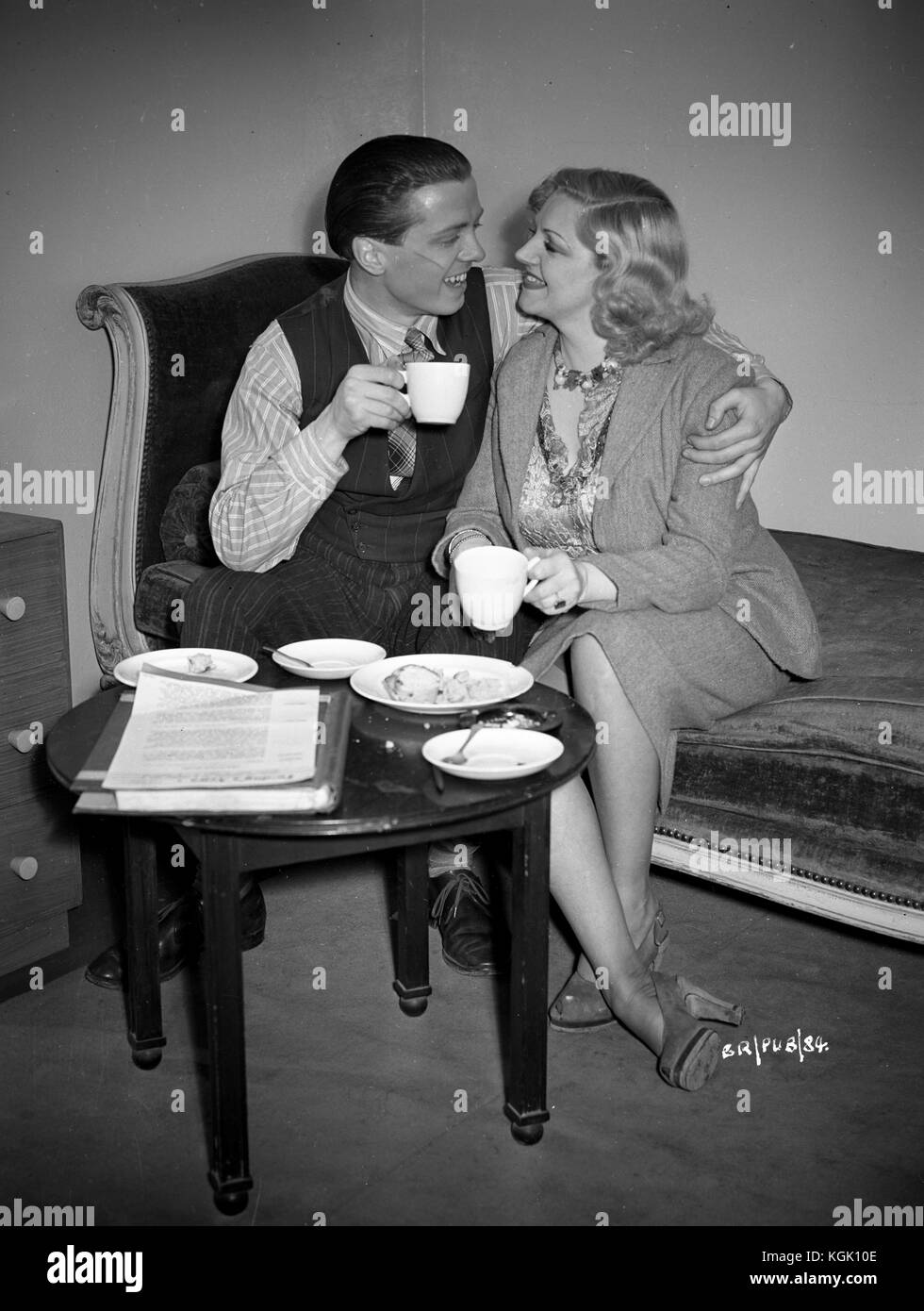 Brighton Rock (1947) , Richard Attenborough, Hermione Baddeley     Date: 1947 Stock Photo
