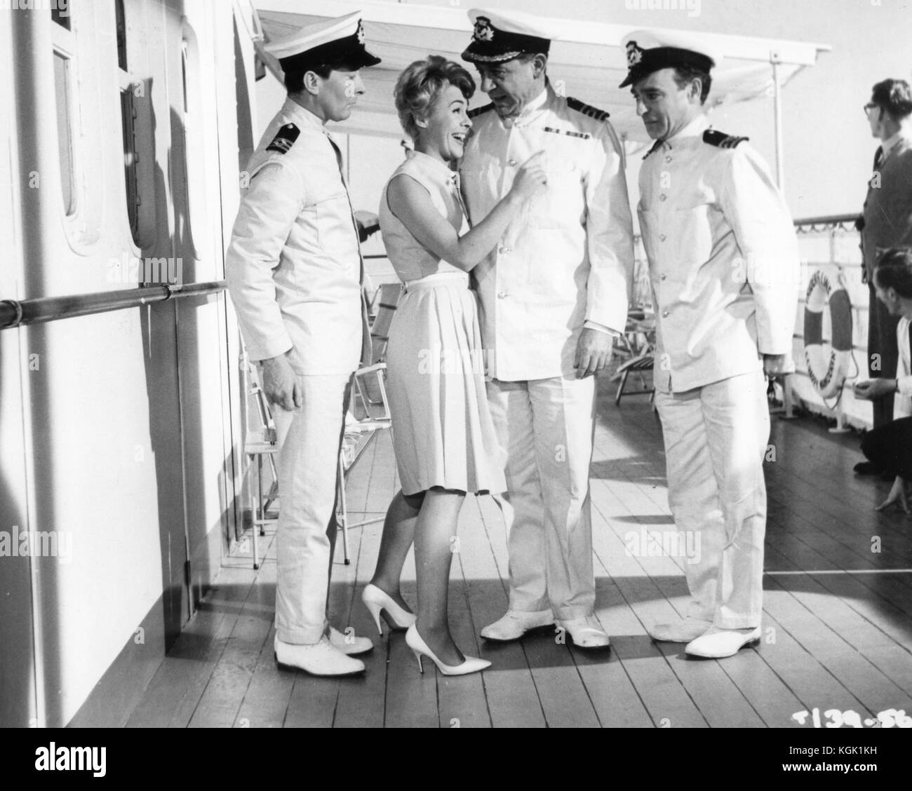 Carry on Cruising (1962) , Kenneth Williams , Kenneth Connor , Liz Fraser , Sid James , Dilys Laye Stock Photo