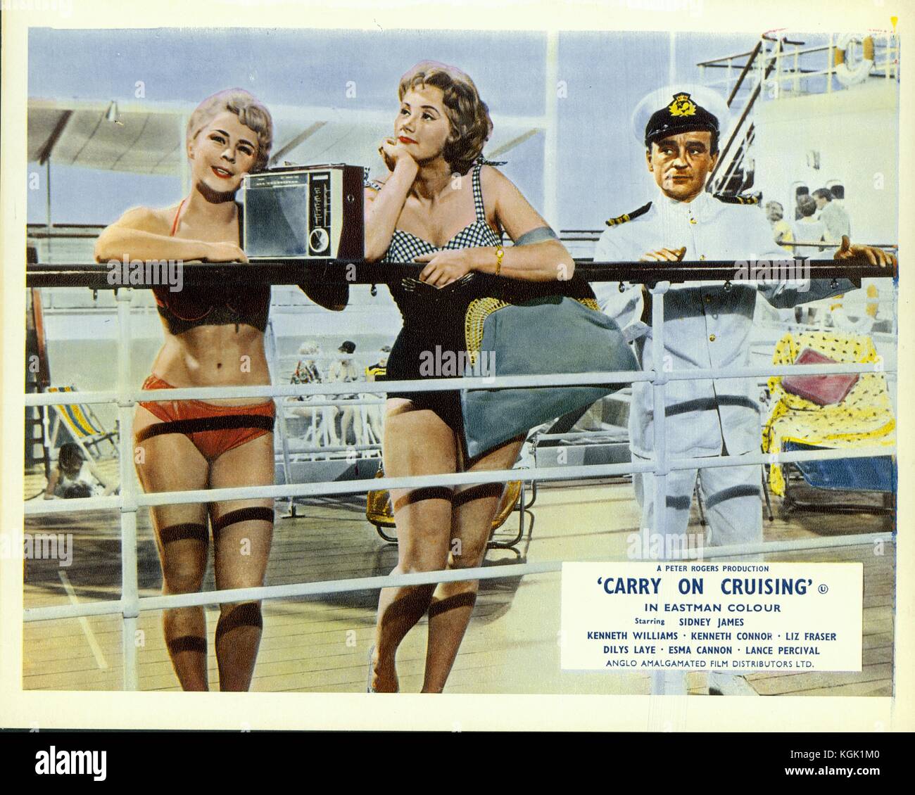 Carry on Cruising (1962) , Kenneth Connor , Liz Fraser , Dilys Laye Stock Photo