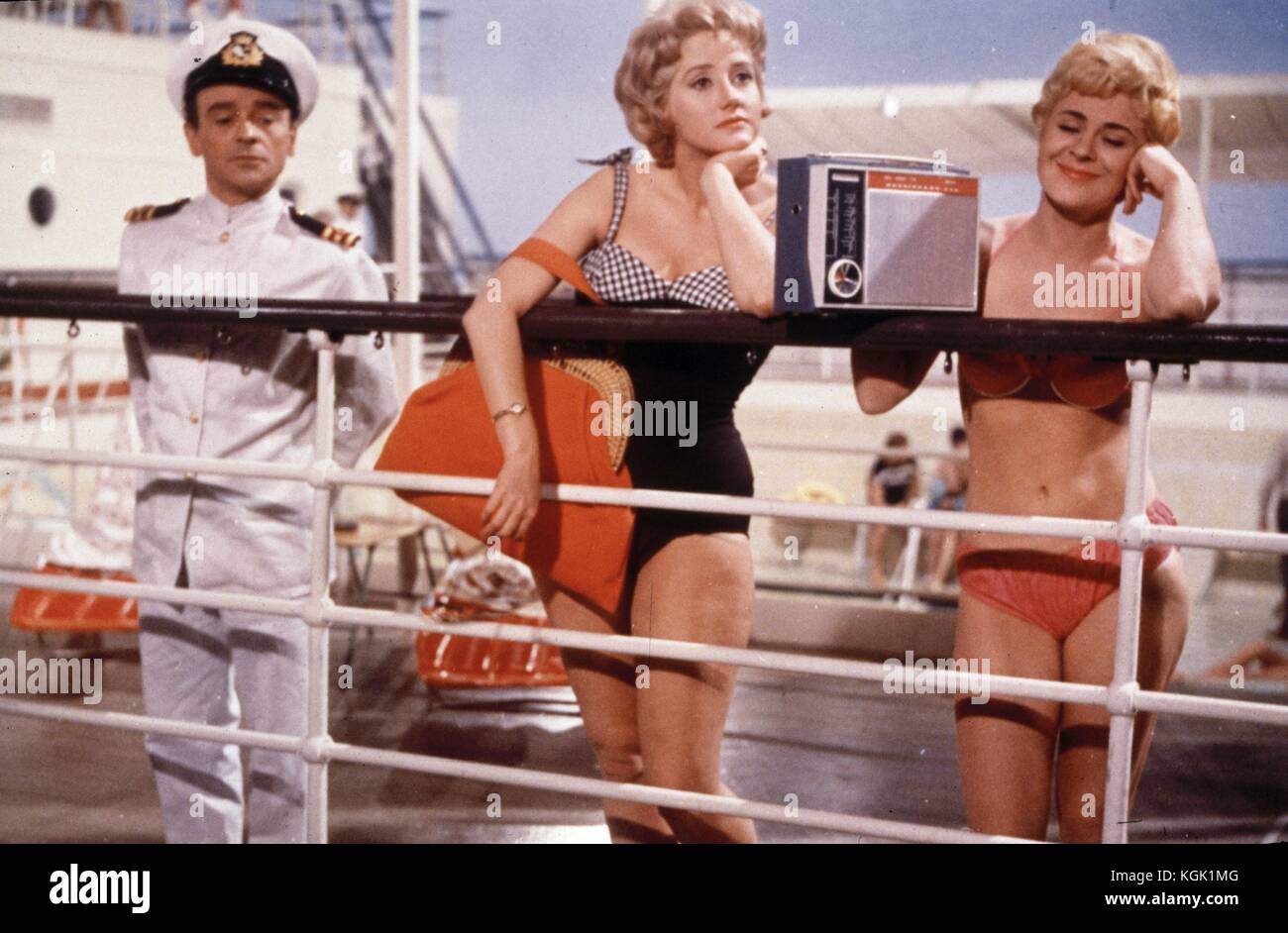 Carry on Cruising (1962) , Kenneth Connor , Liz Fraser , Dilys Laye Stock Photo