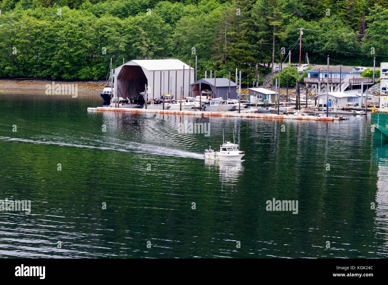 Alaska sitka boats harbor hires stock photography and images Alamy