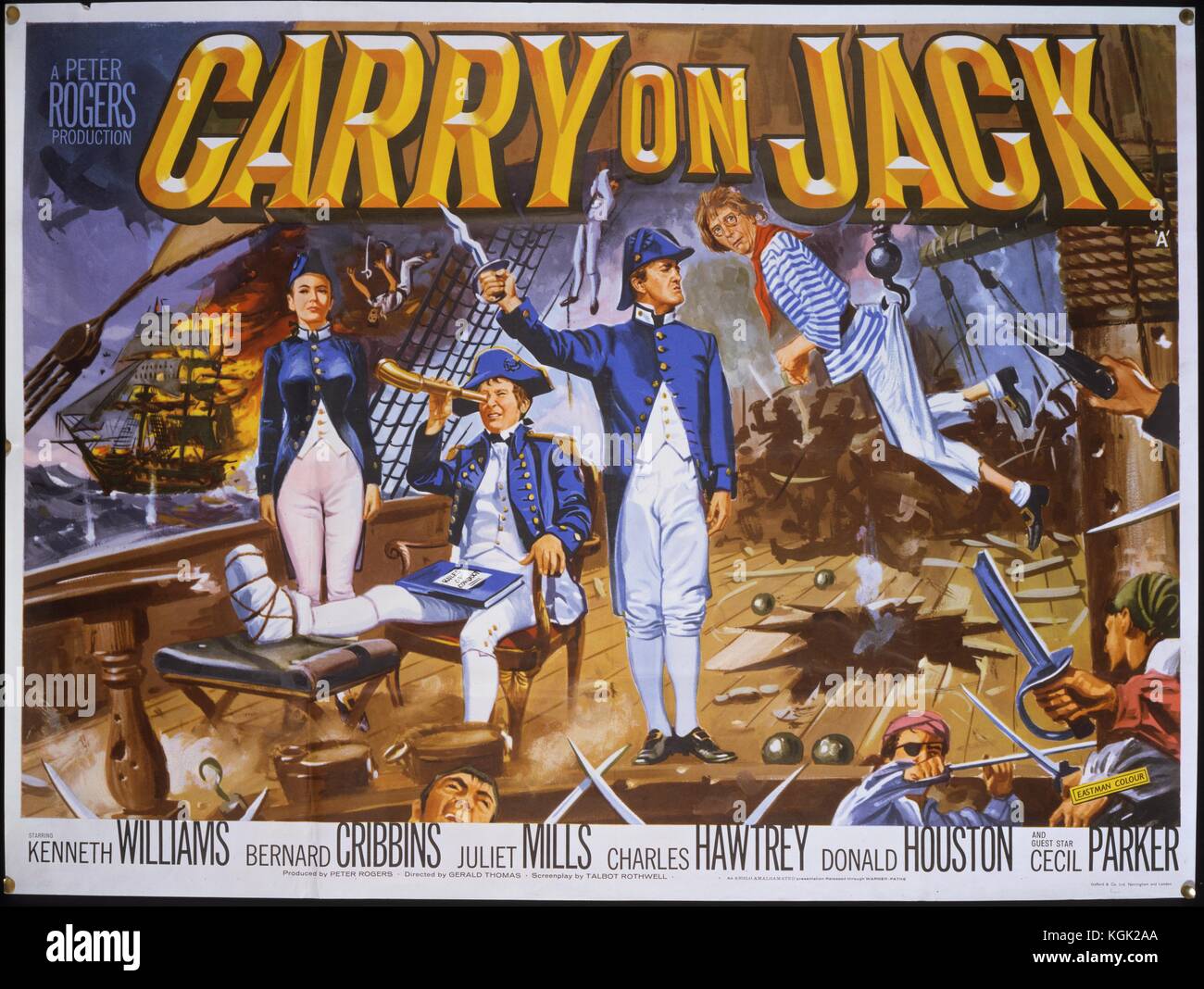 Carry on Jack (1963) , Film poster Stock Photo Alamy