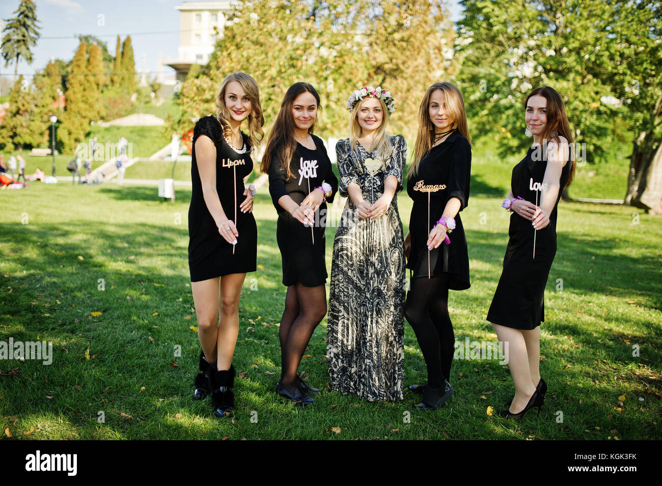 black dress for hen party
