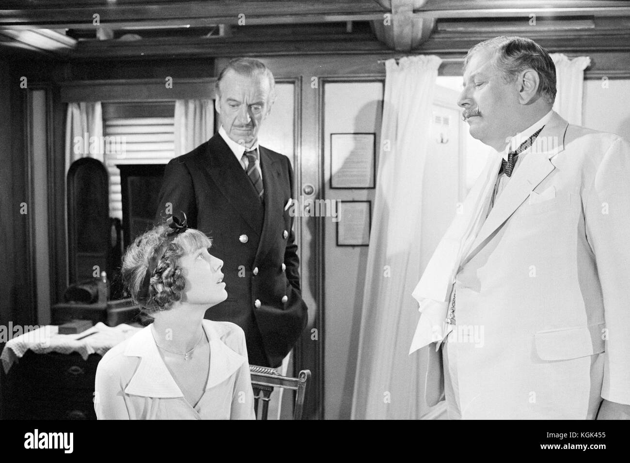 Death on the Nile (1978) , Peter Ustinov , David Niven , Jane Birkin Date 1978 Stock Photo Alamy