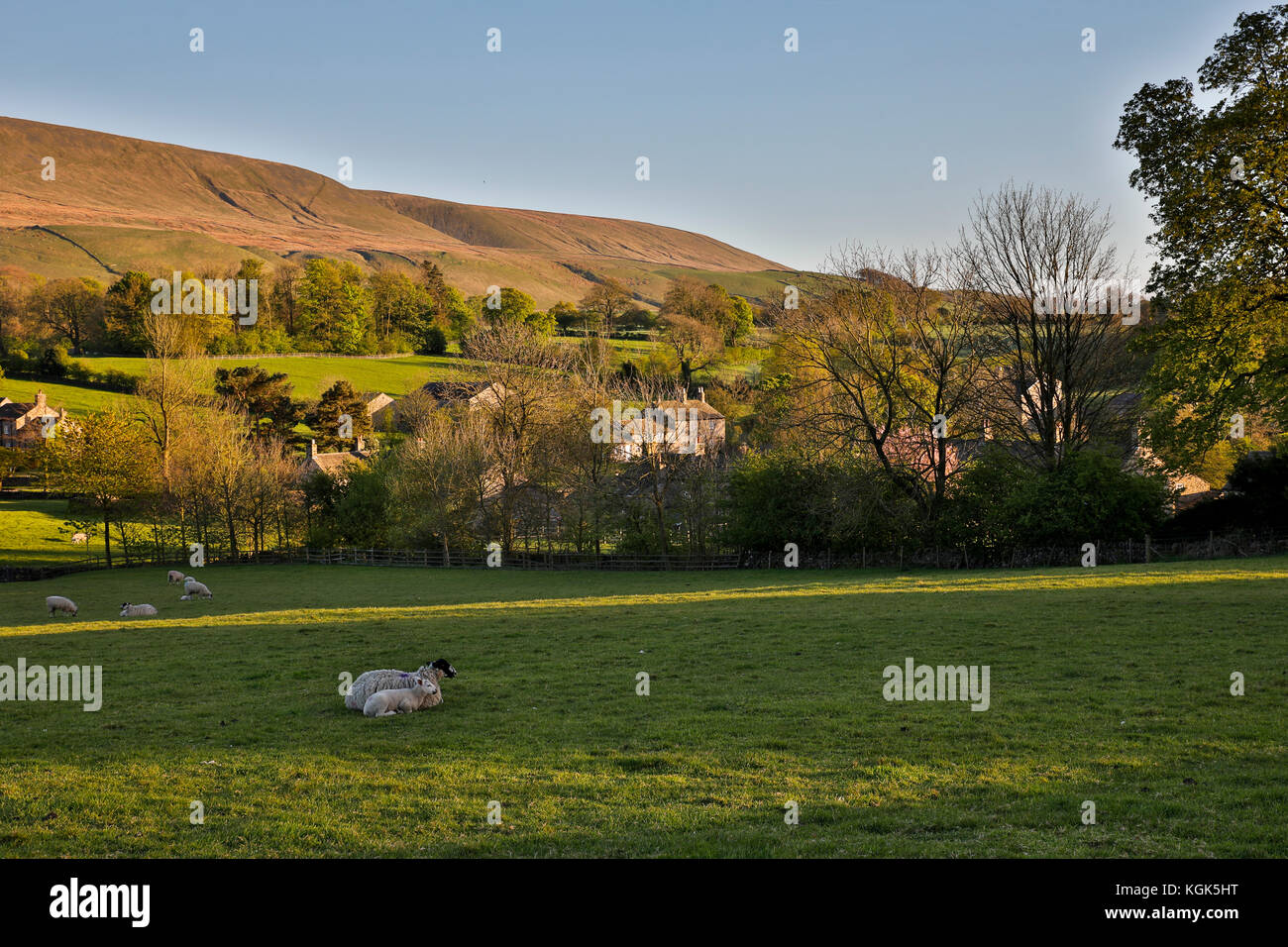 Downham; Nr. Clitheroe; Lancashire; UK Stock Photo