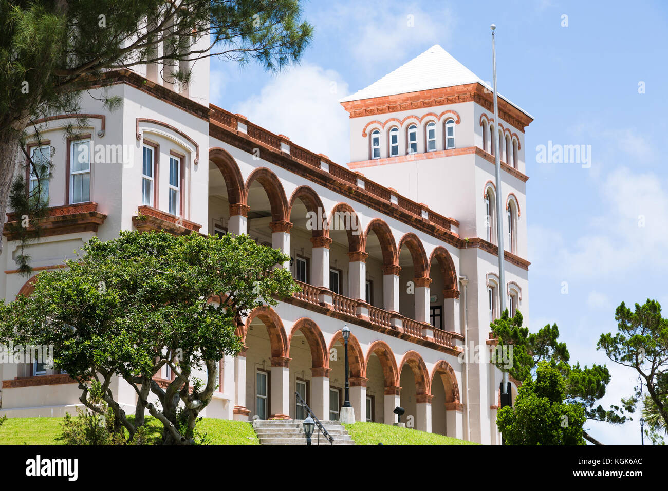 Hamilton Bermuda Sessions Building Stock Photo