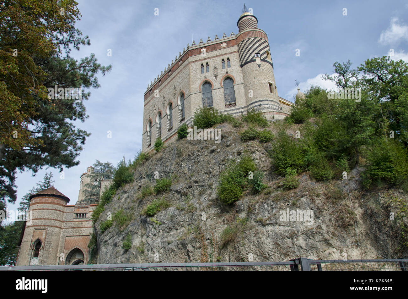 View of a famous Villa in Arabic style Stock Photo Alamy