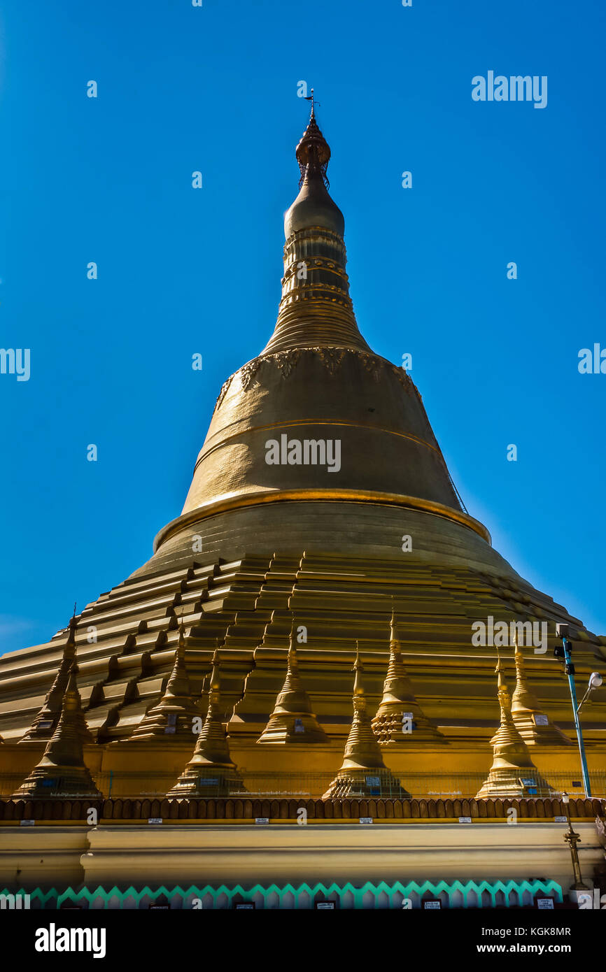 Shwemawdaw Pagoda in Bago, Myanmar Stock Photo